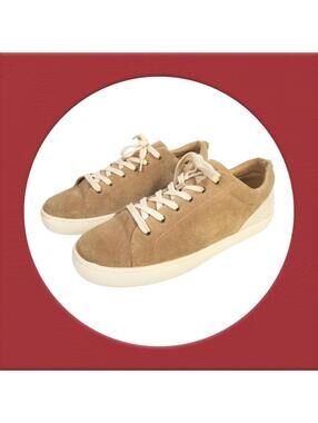 White Raven Sneakers Lace Up Beige Shoes Women's Size 10